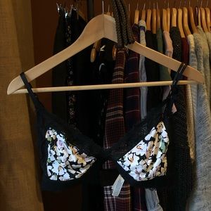NEVER WORN Light Floral Bralet